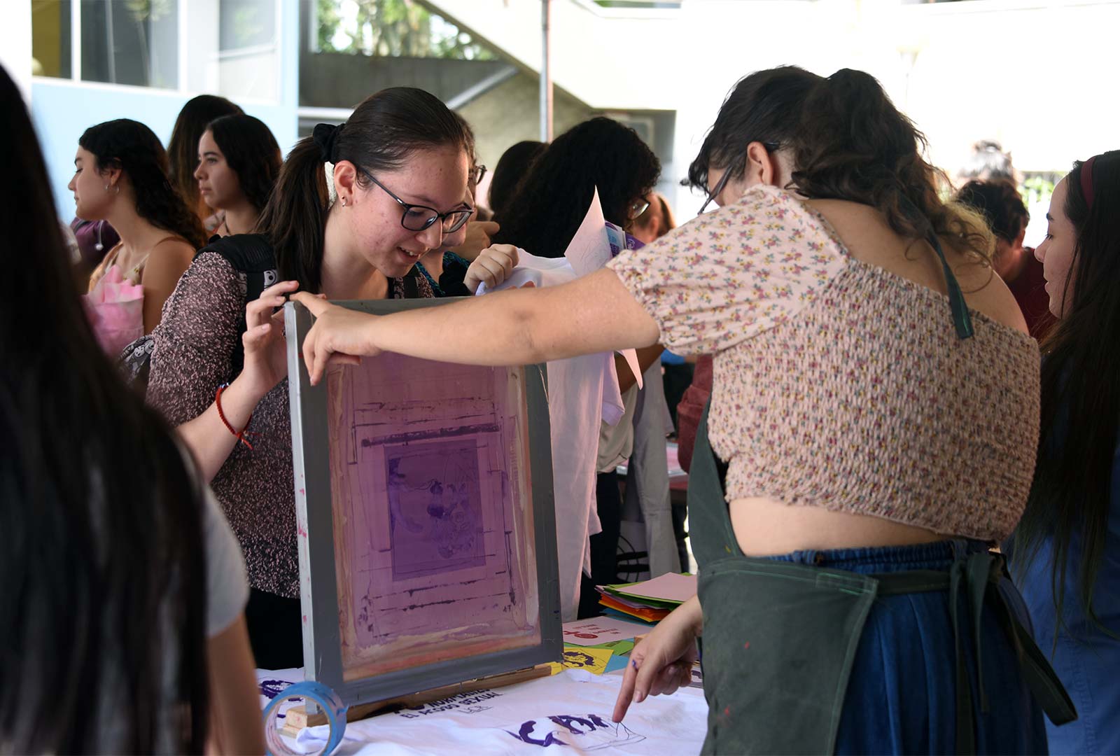 Participantes de la Camisetatón